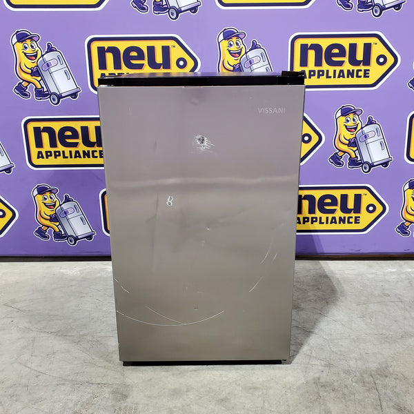 Vissani 4.3 cu. ft. Mini Refrigerator in Stainless Steel, ENERGY STAR 251310SD876 - HVAR43GSE - Scratch & Dent (Major)