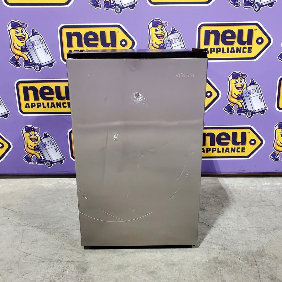Vissani 4.3 cu. ft. Mini Refrigerator in Stainless Steel, ENERGY STAR 251310SD876 - HVAR43GSE - Scratch & Dent (Major)