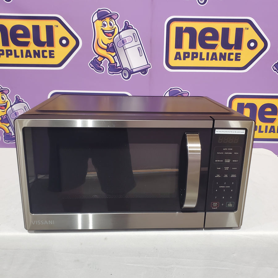Vissani 1.1 cu. ft. Countertop Microwave in Fingerprint Resistant Stainless Steel VSCMWE11S2W-10 - Open Box