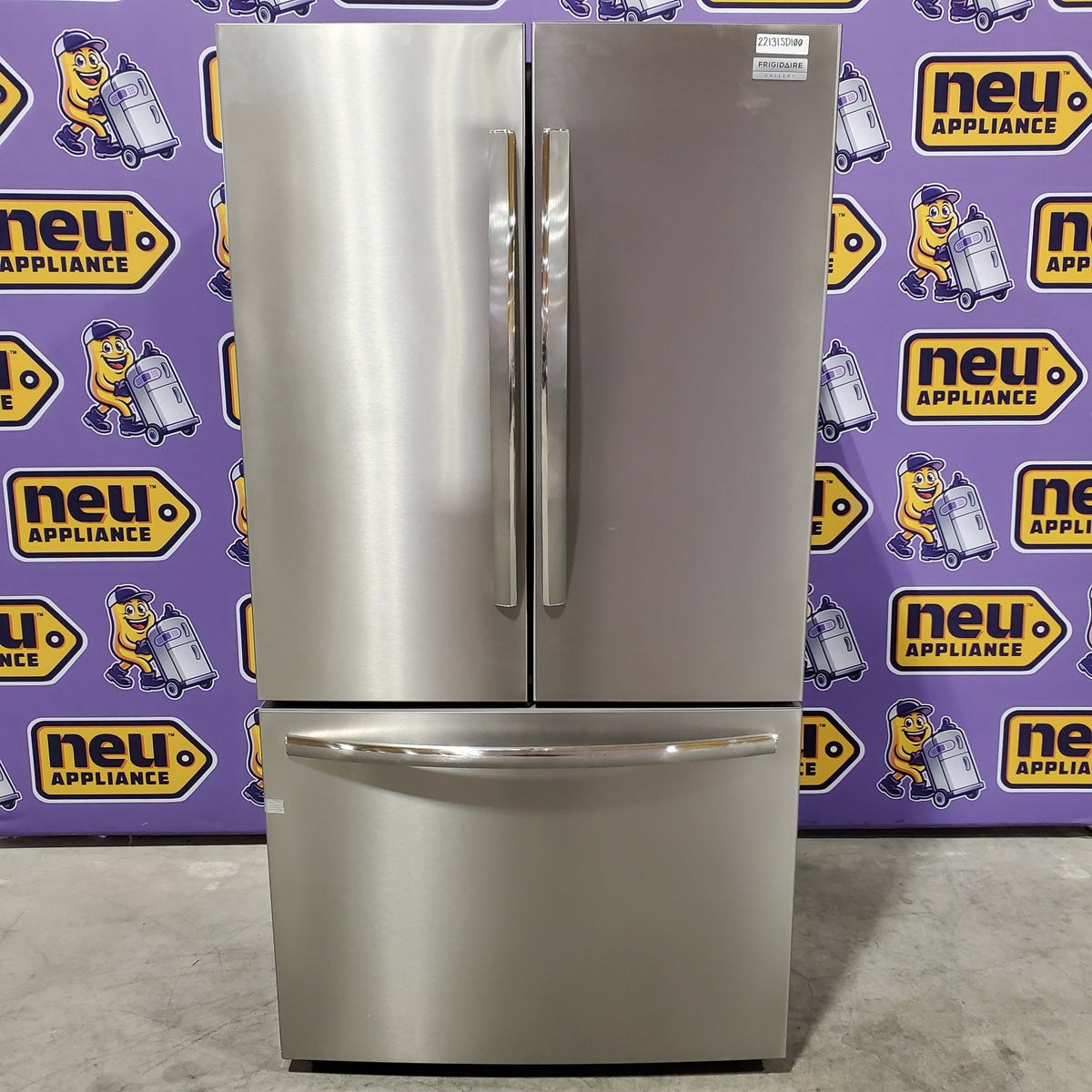 Frigidaire Gallery 23 Cu. Ft. Counter-Depth French Door Refrigerator 22131SD100 - GRFG2353AF - Scratch & Dent (Moderate)