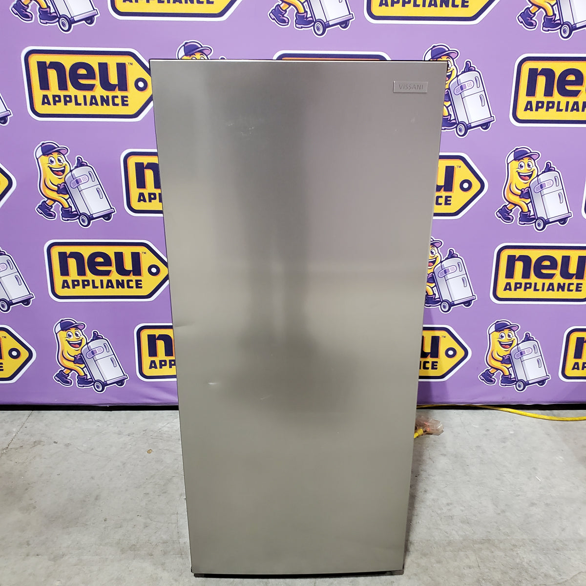Vissani 7.1 cu. ft. Manual Defrost Convertible Upright Freezer in Stainless Steel Look MDUFC7SS4 - Scratch & Dent (Minor)