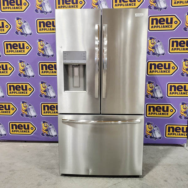 Frigidaire 27.8-cu ft ENERGY STAR French Door Refrigerator with Dual Ice Maker in Fingerprint Resistant Stainless Steel 3SD1099 - GRFS2853AF - Scratch & Dent (Minor)