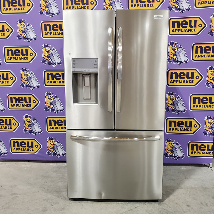 Frigidaire 27.8-cu ft ENERGY STAR French Door Refrigerator with Dual Ice Maker in Fingerprint Resistant Stainless Steel 3SD1099 - GRFS2853AF - Scratch & Dent (Minor)