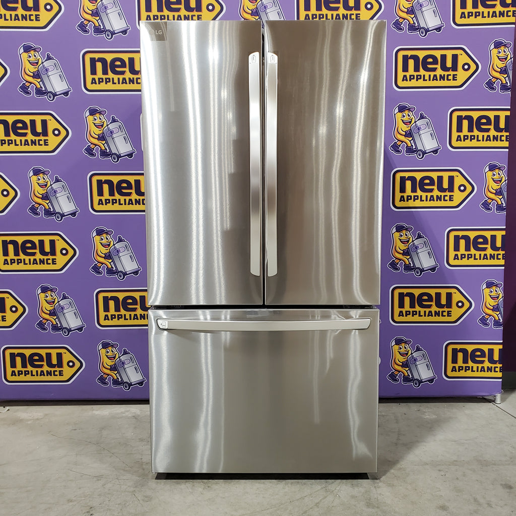 Pictures of LG 27 cu. ft. Smart Counter-Depth MAX™ French Door Refrigerator with Linear Cooling™ and Internal Water Dispenser 21SD001 - LRFLC2706S - Open Box - Neu Appliance Outlet - Discount Appliance Outlet in Austin, Tx