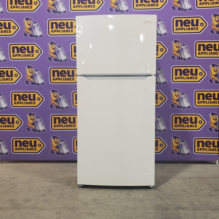 Frigidaire 30 in. Width 18.3 cu. ft. Top Freezer Refrigerator with EvenTemp Cooling System in White FFTR1835VW - Scratch & Dent (Major)