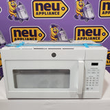GE 1.6 cu. ft. Over the Range Microwave in White with 13.5 inch Defrost Options JVM3160DFWW - Scratch & Dent (Minor)