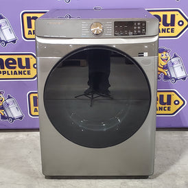 Pictures of Samsung 7.5 cu. ft. Front Load Electric Dryer with Steam 22SD007 - DVE45B6300P - Scratch & Dent (Major) - Neu Appliance Outlet - Discount Appliance Outlet in Austin, Tx