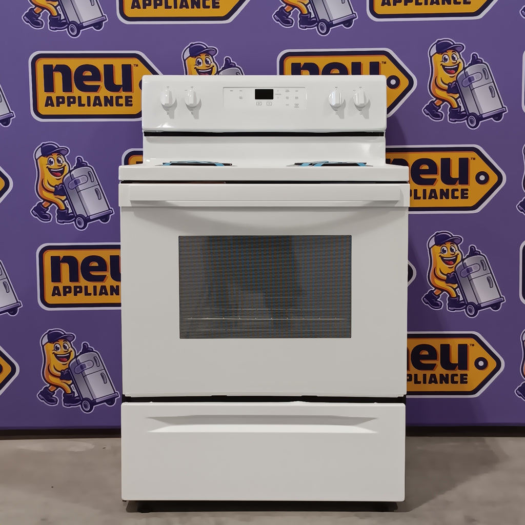 Pictures of Whirlpool White 4.8 cu. ft. Electric Range with Keep Warm setting and Control Lock Mode - Open Box - Neu Appliance Outlet - Discount Appliance Outlet in Austin, Tx