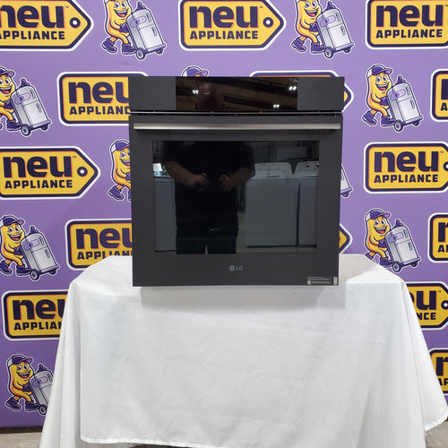 Pictures of LG 3.0 cu. ft. Smart Compact Wall Oven with Instaview®, True Convection, Air Fry and Steam Baking 7SD485 - WSED3067M - Scratch & Dent (Minor) - Neu Appliance Outlet - Discount Appliance Outlet in Austin, Tx