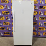 GE Garage Ready 21.3 cu. ft. Frost Free Defrost Upright Freezer in White 30133SD115 - FUF21DLRWW - Scratch & Dent (Minor)