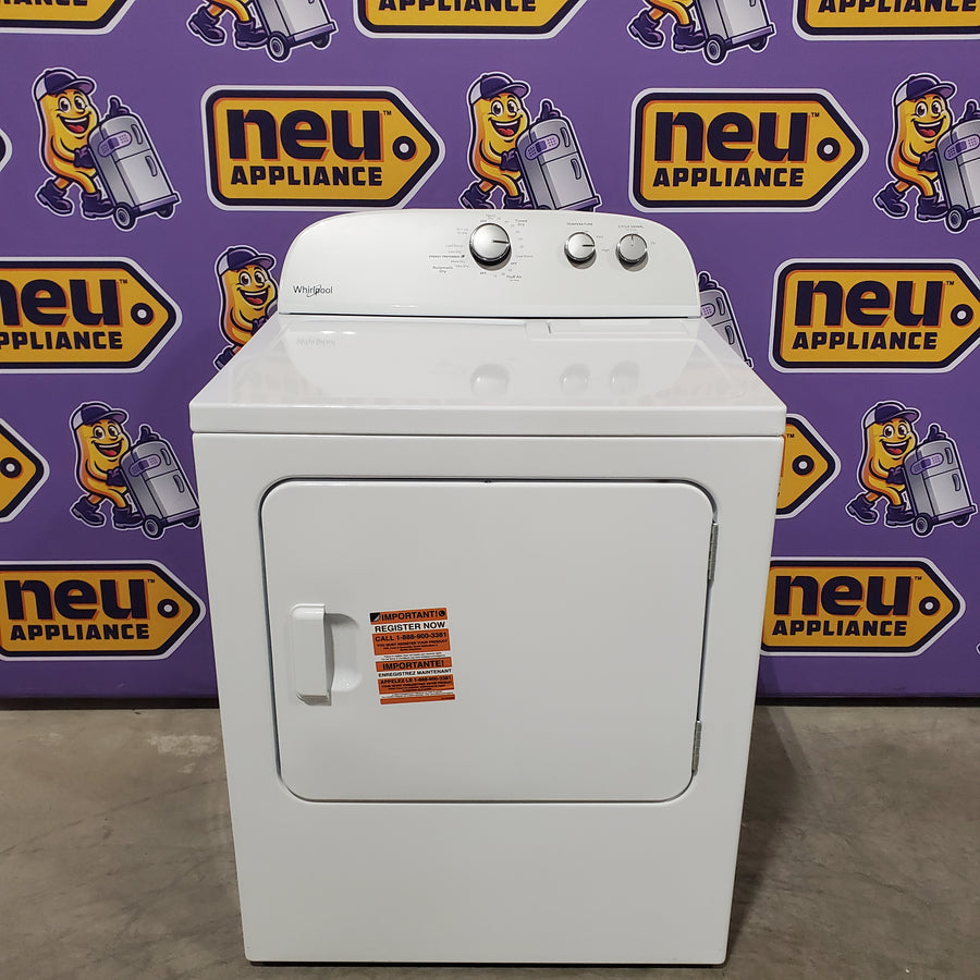 Whirlpool White Electric Extra Large 7.0 Cu. Ft. Dryer with Wrinkle Shield 22136SD354 - WED4815EW - Open Box
