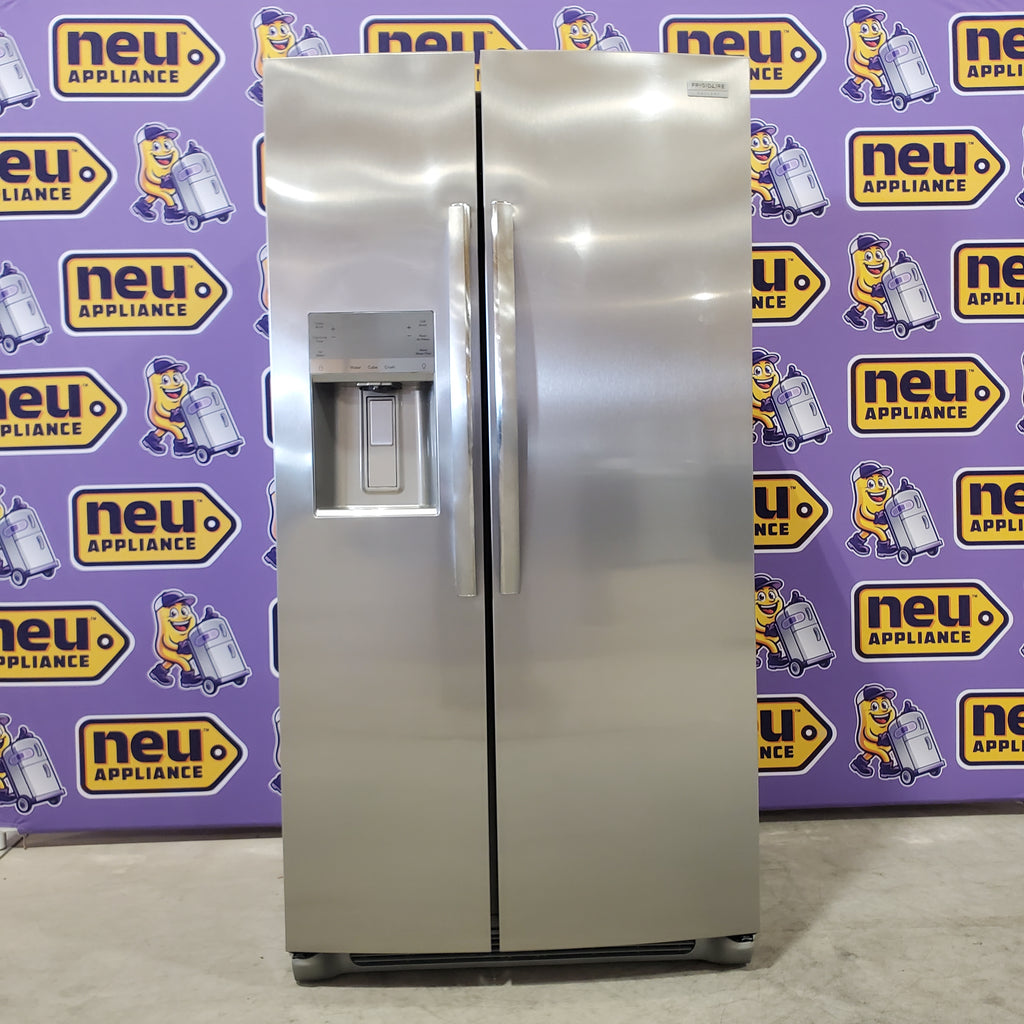 Pictures of Frigidaire Gallery Smudge Proof Stainless Steel 26 Cu. Ft. Side by Side Refrigerator with Bright LED Lighting GRSS2652AF - Scratch & Dent - (Minor) - Neu Appliance Outlet - Discount Appliance Outlet in Austin, Tx