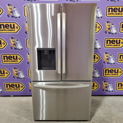 LG 26 cu ft ENERGY STAR Counter-Depth Smart French Door Refrigerator in Fingerprint Resistant Stainless Steel with Dual Ice Maker 251312SD974 - LRFXC2606S - Scratch & Dent (Minor)