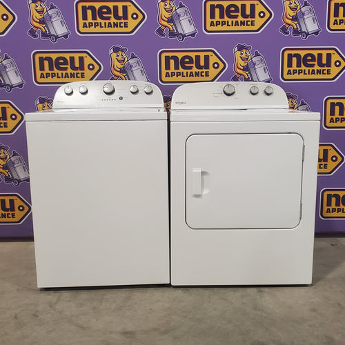 Whirlpool Top Load 3.5 Cu. Ft. Washer with Deep Water Wash Option WTW4816FW - Open Box and Whirlpool Vented 7.0 Cu. Ft. Electric Dryer 16055 - WED4815EW - Open Box