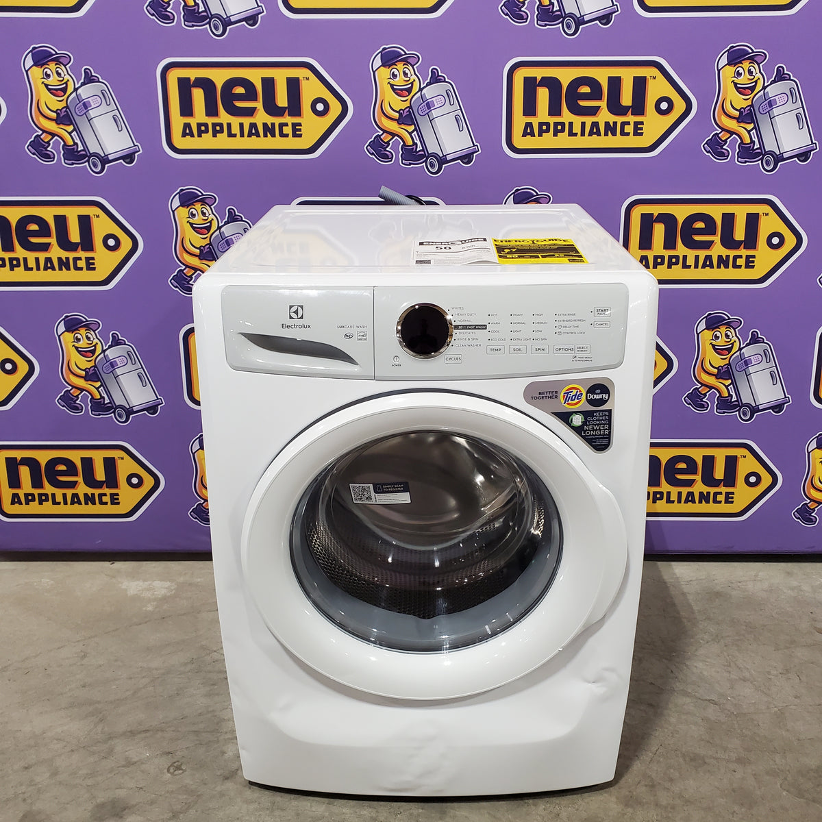 Electrolux 300 Series 4.4 Cu. Ft. Front Load Washer with LuxCare® Wash System 22136SD355 - ELFW7337AW - Scratch & Dent (Major)