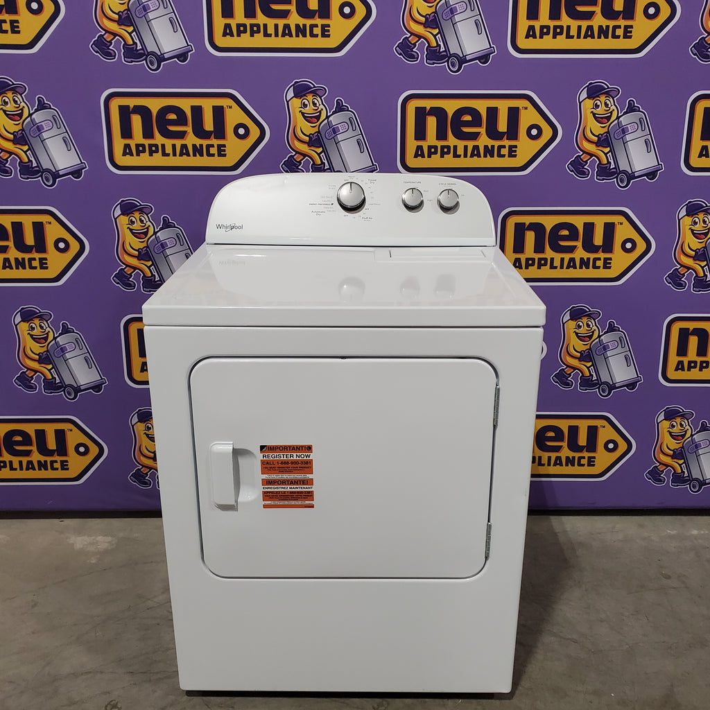 Pictures of Whirlpool White Electric Extra Large 7.0 Cu. Ft. Dryer with Wrinkle Shield 22136SD350 - WED4815EW - Scratch & Dent (Moderate) - Neu Appliance Outlet - Discount Appliance Outlet in Austin, Tx