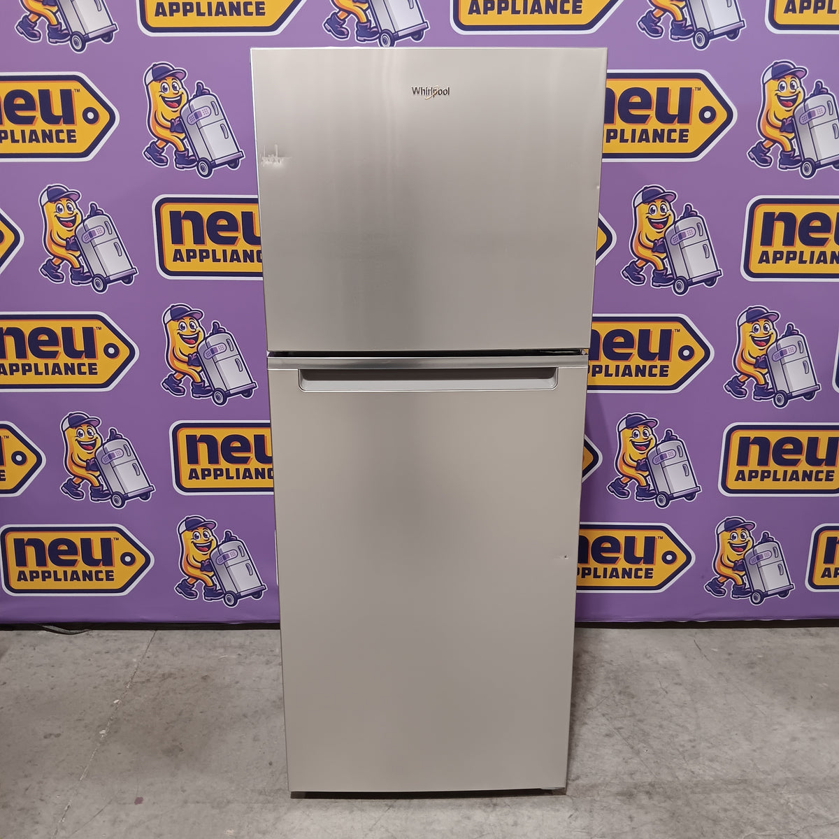 Whirlpool 24 in. 11.6 cu. ft. Top Freezer Refrigerator in Fingerprint Resistant Stainless Finish, Counter Depth 251318SD1384 - WRT112CZJZ - Scratch & Dent (Moderate)