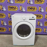 LG 7.4 cu. ft. ENERGY STAR Electric Vented Dryer with Sensor Dry and SmartThinQ Technology 22231SD284 - DLE3400W - Scratch & Dent (Minor)