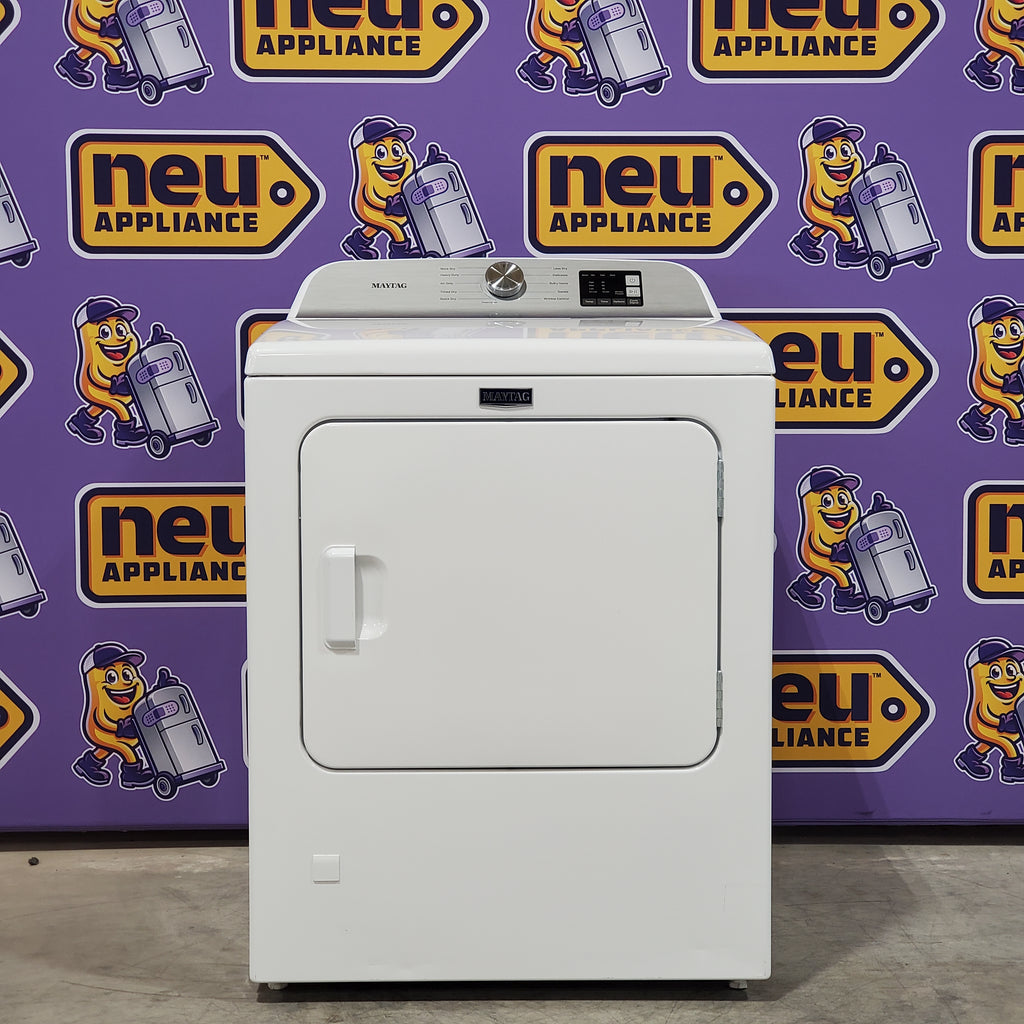 Pictures of Maytag 7.0 cu. ft Top Load Gas Dryer with Moisture Sensing MGD6200KW - Scratch and Dent (Minor) - Neu Appliance Outlet - Discount Appliance Outlet in Austin, Tx