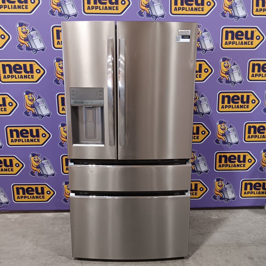 Frigidaire Gallery 22 Cu. Ft. 4-Door Counter-depth French Door Refrigerator with Ice Maker (Fingerprint Resistant Stainless Steel) ENERGY STAR 20131SD199 - GRMC2273CF - Scratch & Dent (Moderate)