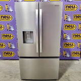 Whirlpool French Door 30 cu ft Refrigerator in Fingerprint Resistant Stainless Finish with In-Door Water and Ice Maker - 30 cu. ft. WRFF3536SZ - Scratch & Dent (Minor)