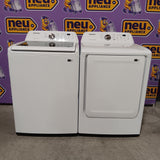 Samsung 4.5 cu. ft. Top Load Washer with Vibration Reduction Technology+ in White WA45T3200AW - Scratch & Dent (Minor) and Samsung 7.2 cu. ft. Electric Dryer with Sensor Dry in White 16251 - DVE45T3200W - Open Box