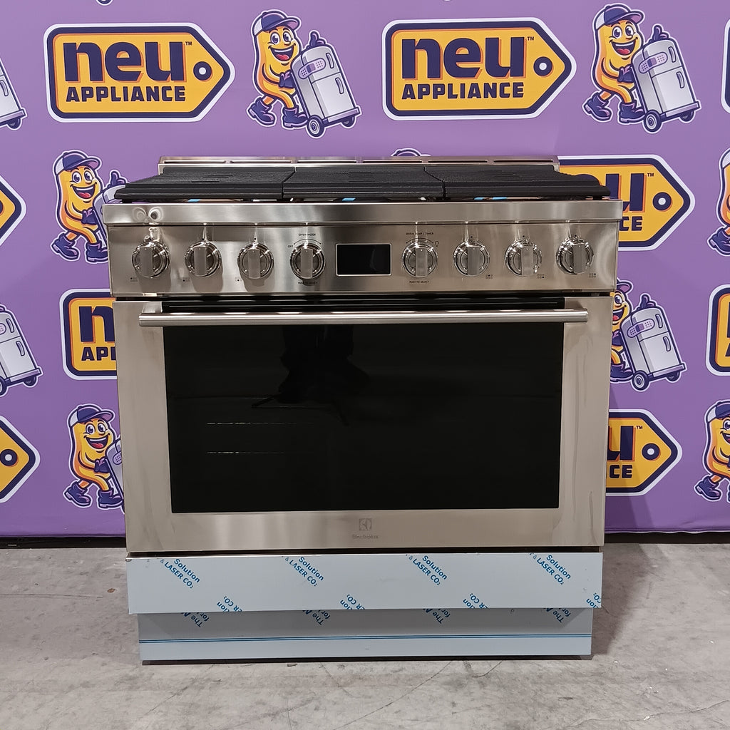 Pictures of Electrolux Front Control Freestanding Gas Range 20231SD232 - ECFG3668AS - Scratch & Dent (Minor) - Neu Appliance Outlet - Discount Appliance Outlet in Austin, Tx