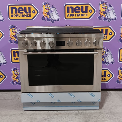 Electrolux Front Control Freestanding Gas Range 20231SD232 - ECFG3668AS - Scratch & Dent (Minor)