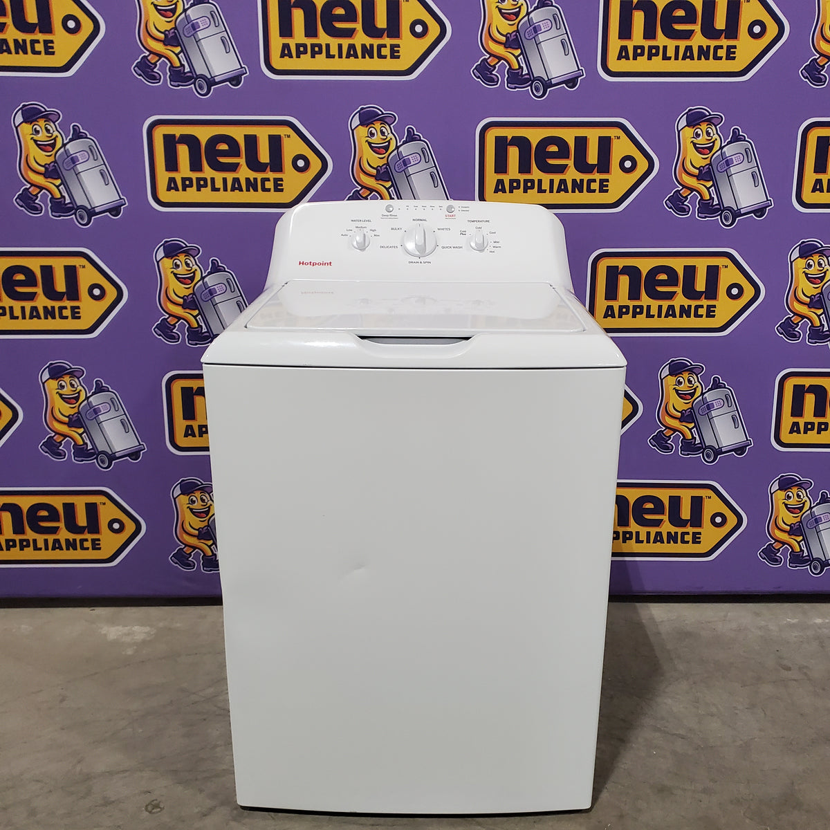Hotpoint® 4.0 cu. ft. Capacity Washer with Cold Plus and Water Level Control 251318SD1319 - HTW265ASWWW - Scratch & Dent (Moderate)