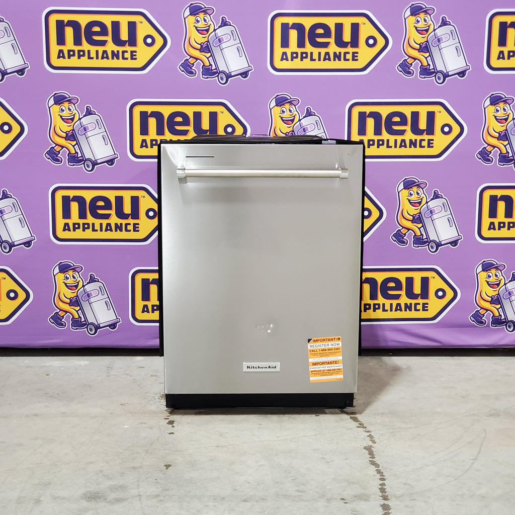 Pictures of KitchenAid 24 in. ENERGY STAR Top Control Dishwasher with FreeFlex Third Rack in PrintShield Stainless Steel KDTM404KPS - Scratch & Dent (Minor) - Neu Appliance Outlet - Discount Appliance Outlet in Austin, Tx