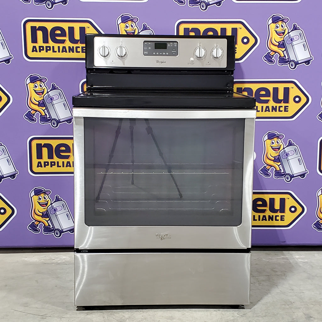 Pictures of Whirlpool 30-inch Freestanding Electric Range with 6.4 cu. ft. Convection in Stainless Steel WFE540H0ES - Certified Refurbished - Neu Appliance Outlet - Discount Appliance Outlet in Austin, Tx