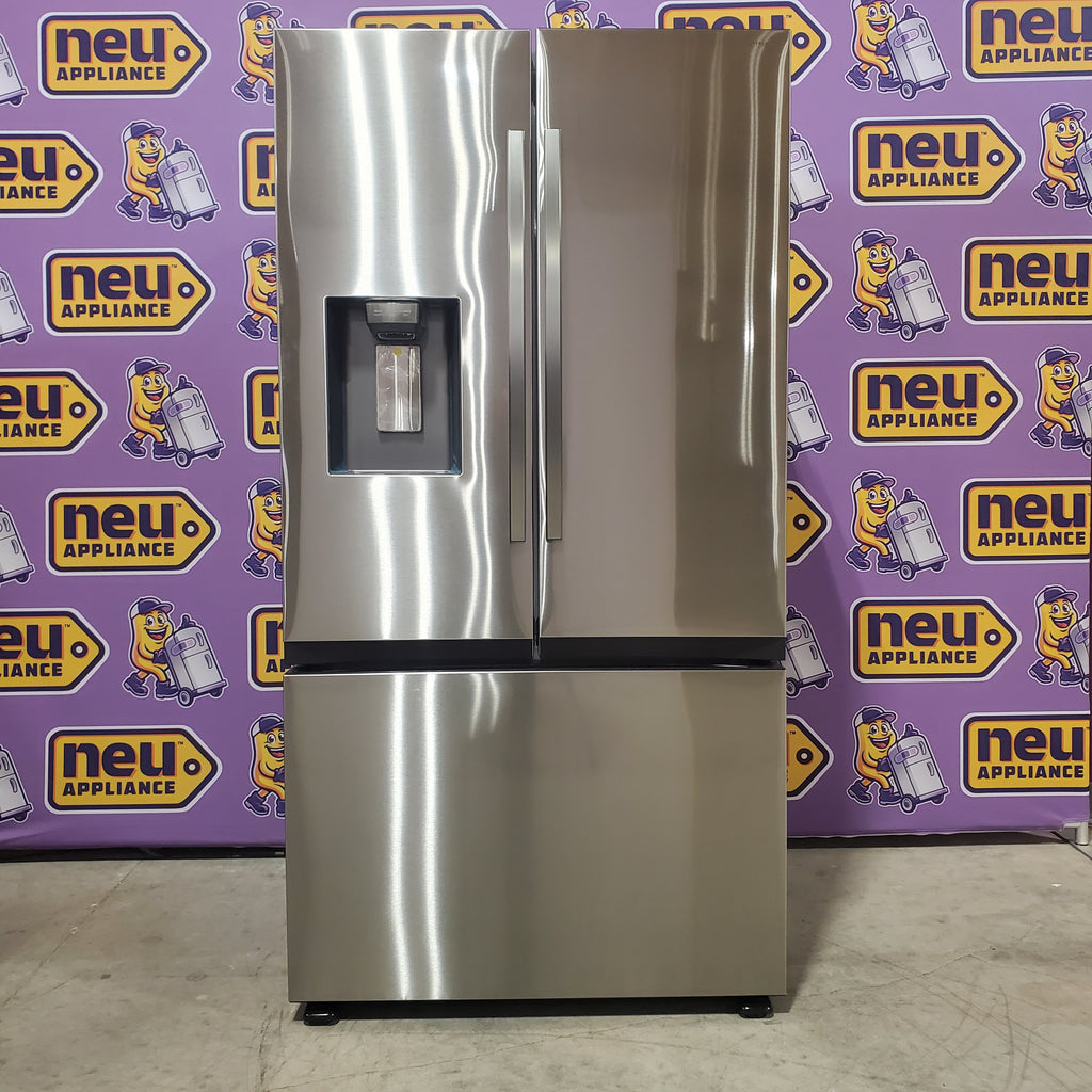 Pictures of Samsung 31 cu. ft. Mega Capacity 3-Door French Door Refrigerator in Stainless Steel with Four Types of Ice 4SD422 - RF32CG5400SR - Scratch & Dent (Minor) - Neu Appliance Outlet - Discount Appliance Outlet in Austin, Tx