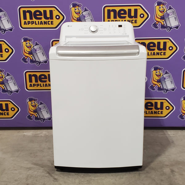 LG White Top Load 5.0 Cu. Ft. Mega Capacity Washer with TurboDrum Technology 1CR05086 - WT7150CW - Certified Refurbished