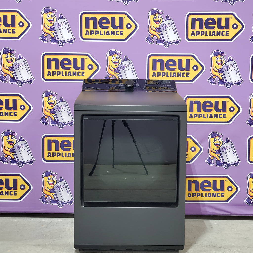 Pictures of LG 5.3 cu. ft. Capacity Top Load Washer with 4-Way® Agitator and EasyUnload™ WT8405CB - Scratch & Dent (Minor) and LG 7.3 cu. ft. Capacity Smart Rear Control Electric Dryer with AI Sensing, EasyLoad™ Door DLE8400BE - Open Box - Neu Appliance Outlet - Discount Appliance Outlet in Austin, Tx