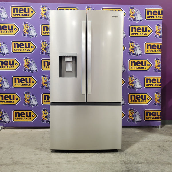 Whirlpool 36-Inch French Door Refrigerator in Fingerprint Resistant Stainless Finish with In-Door Water and Ice Maker - 30 cu. ft. WRFF3536SZ - Open Box