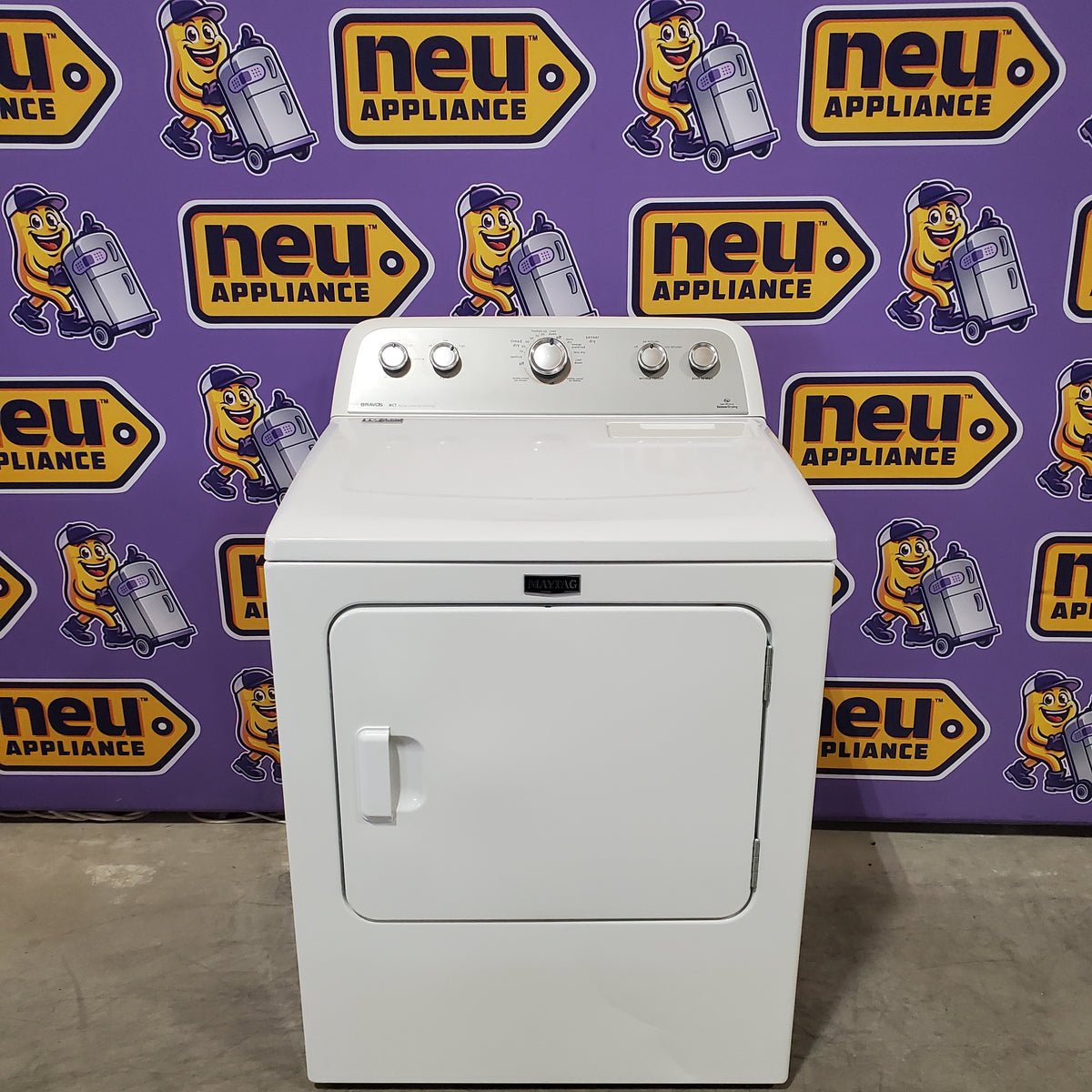 Maytag Extra Large Vented Electric Dryer in White MEDX655DW - Certified Refurbished