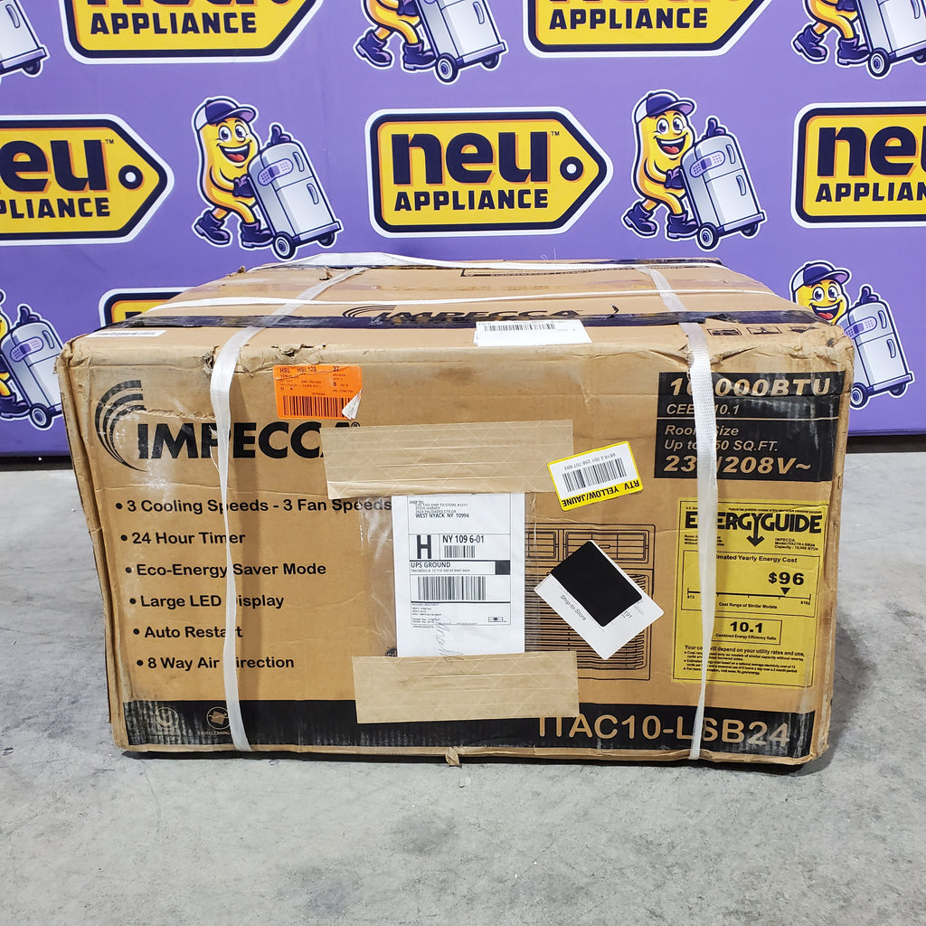 Pictures of Impecca 10,000 BTU Through-the-wall Air Conditioner, Remote, 230V 25133SD549 - ITAC10-LSB24 - New in Box - Neu Appliance Outlet - Discount Appliance Outlet in Austin, Tx