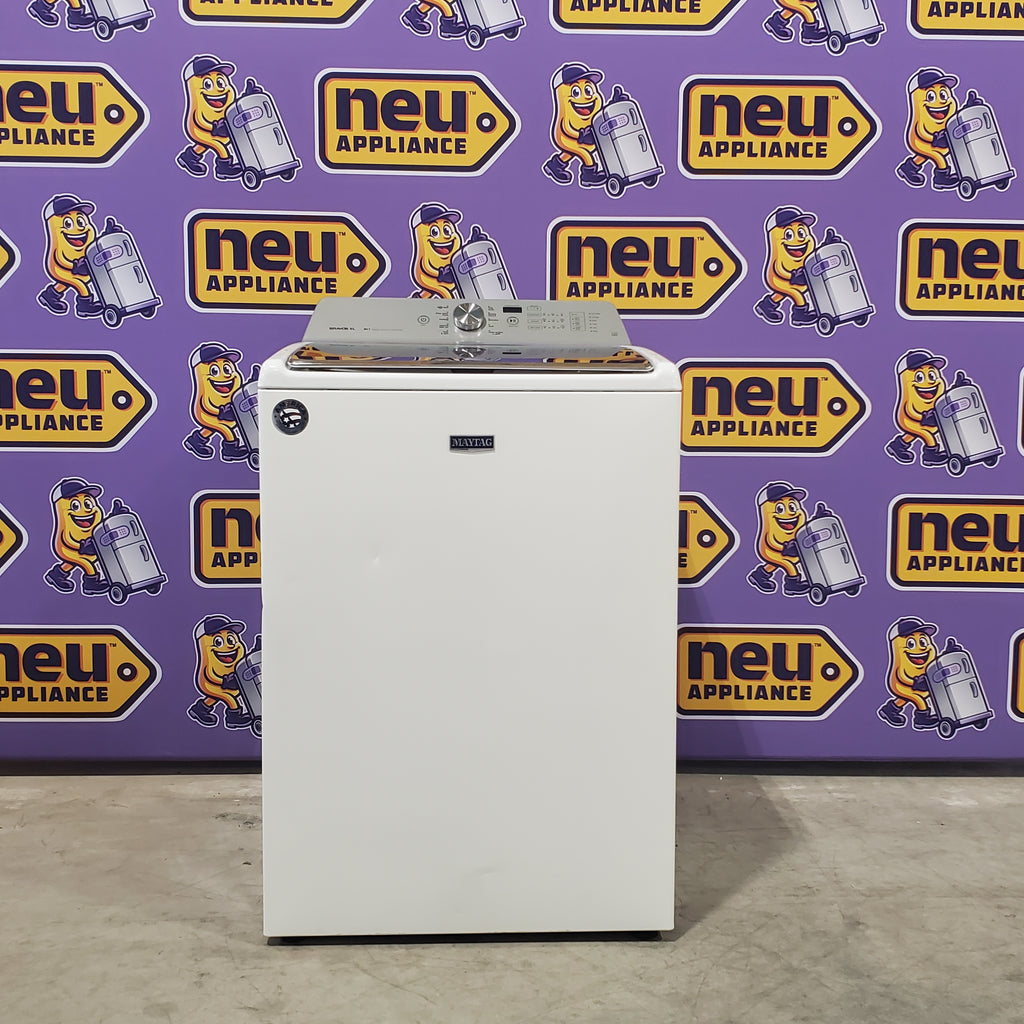 Pictures of Maytag White Top Load 5.3 Cu. Ft. Washer with Power Impeller MVWB835DW - Certified Refurbished - Neu Appliance Outlet - Discount Appliance Outlet in Austin, Tx