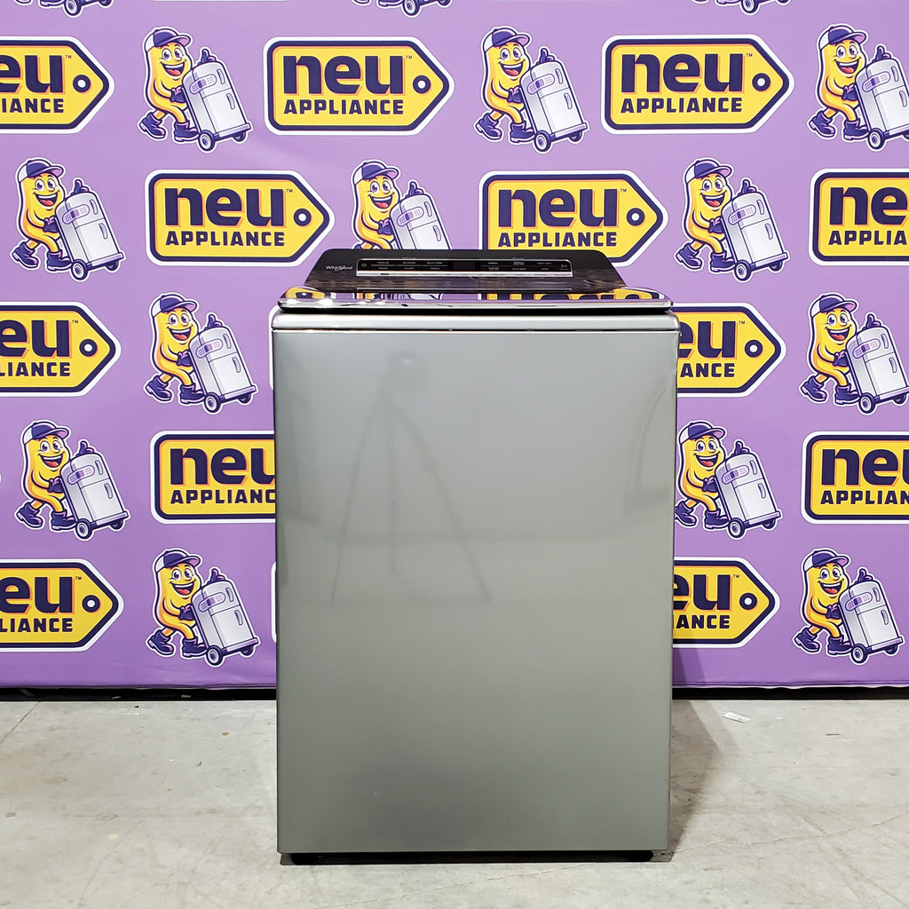 Whirlpool Top Load 5.2 Cu. Ft. Washer with Removable Agitator WTW8127LC - Scratch & Dent (Minor) and Whirlpool Electric 7.4 Cu. Ft. Dryer with Moisture Sensor 16060 - WED8127LC - Scratch and Dent (Minor)