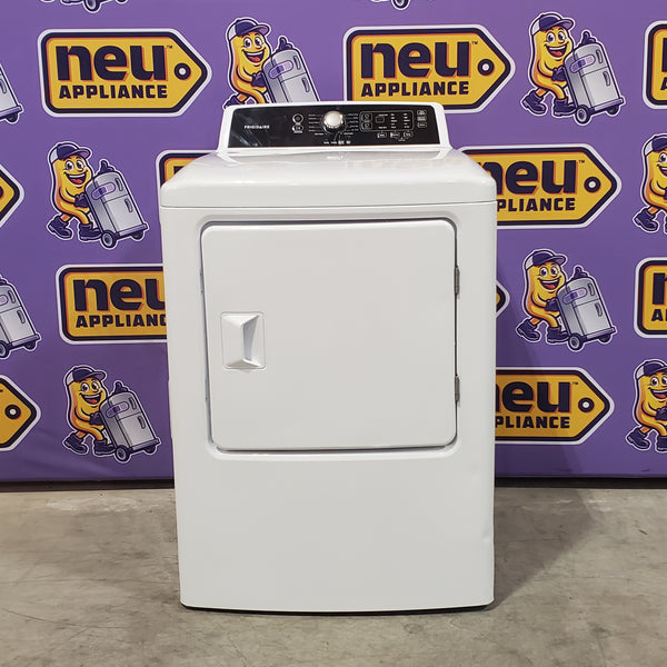 Frigidaire 6.7 Cu. Ft. Electric Dryer with 10 Dry Cycles and Anti-Wrinkle Option 3SD608 - FFRE4120SW - Scratch & Dent (Minor)