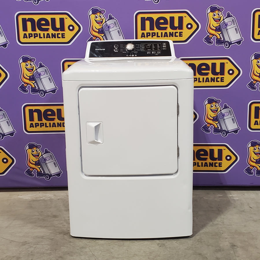 Frigidaire 6.7 Cu. Ft. Electric Dryer with 10 Dry Cycles and Anti-Wrinkle Option 3SD608 - FFRE4120SW - Scratch & Dent (Minor)