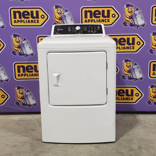 Frigidaire 6.7 Cu. Ft. Electric Dryer with 10 Dry Cycles and Anti-Wrinkle Option 3SD608 - FFRE4120SW - Scratch & Dent (Minor)