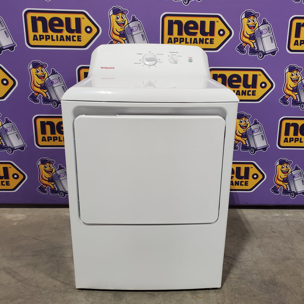 Hotpoint 6.2 cu. ft. Vented Gas Dryer in White with Auto Dry 31134SD192 - HTX26GASWWW - Scratch & Dent (Minor)