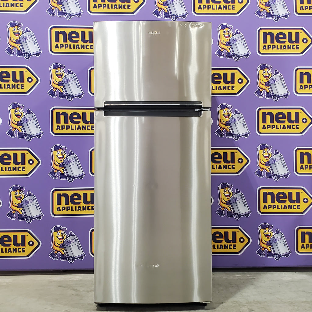 Pictures of Whirlpool 18 Cu. Ft. 28-inch Wide Refrigerator in Stainless Steel WRT518SZFM - Scratch & Dent (Minor) - Neu Appliance Outlet - Discount Appliance Outlet in Austin, Tx