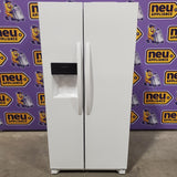 Frigidaire 22 Cu. Ft. 33" Standard-Depth Side-by-Side Refrigerator in White 22132SD138 - FRSS2323AW - Scratch & Dent (Minor)