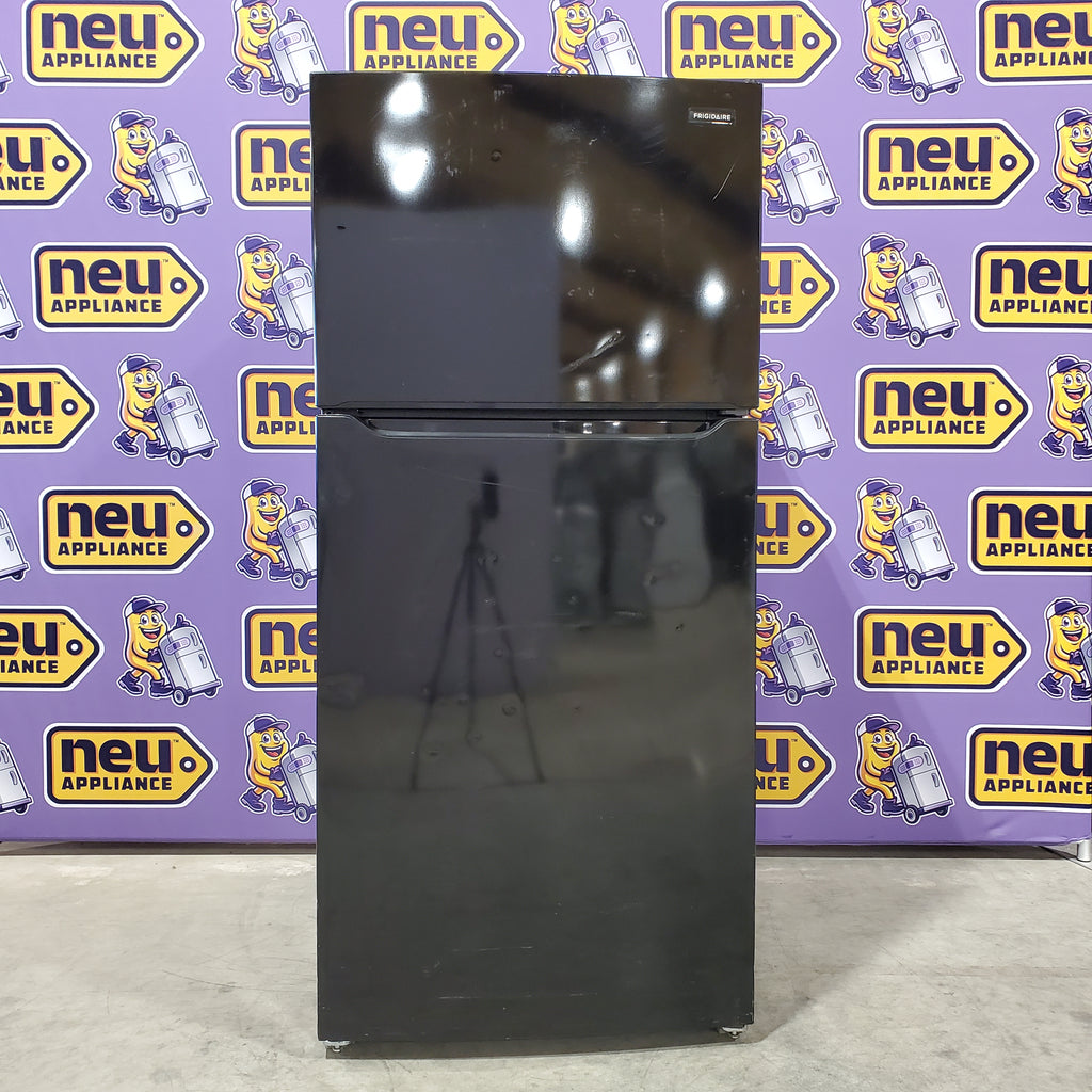 Pictures of Frigidaire Black 20 Cu. Ft. Garage Ready Top Freezer Refrigerator FFTR2045VB - Scratch & Dent - Minor - Neu Appliance Outlet - Discount Appliance Outlet in Austin, Tx