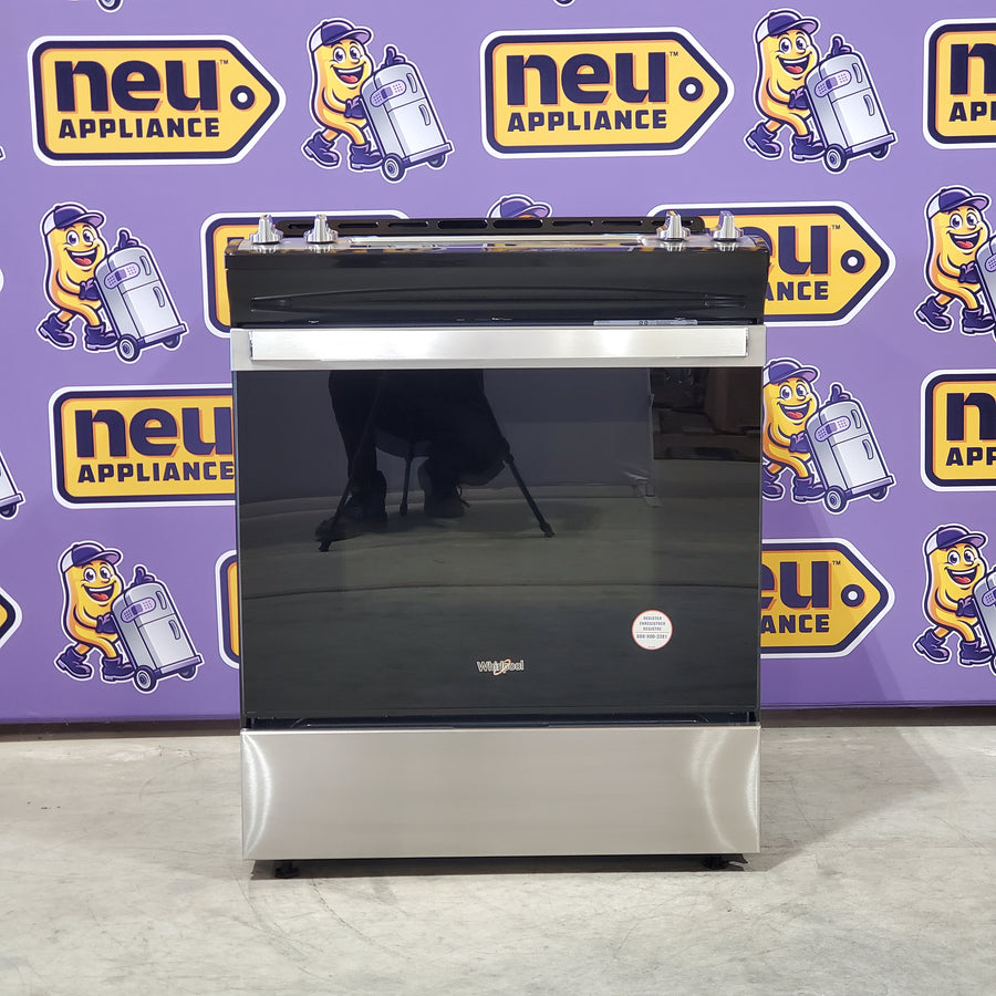 Whirlpool Stainless Steel Gas 5.0 Cu. Ft. Range with Frozen Bake Technology WEG515S0LS - Open Box
