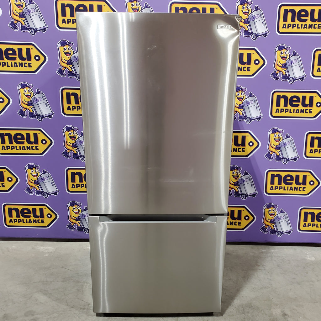 Vissani 18.7 cu. ft. Bottom Freezer Refrigerator in Stainless Steel 251311SD920 - MDBF18SS - Scratch & Dent (Major)
