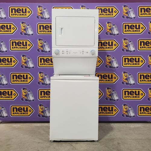 Frigidaire Electric Washer/Dryer Laundry Center - 3.9 Cu. Ft Washer and 5.5 Cu. Ft. Dryer FLCE7522AW - Scratch & Dent (Minor)