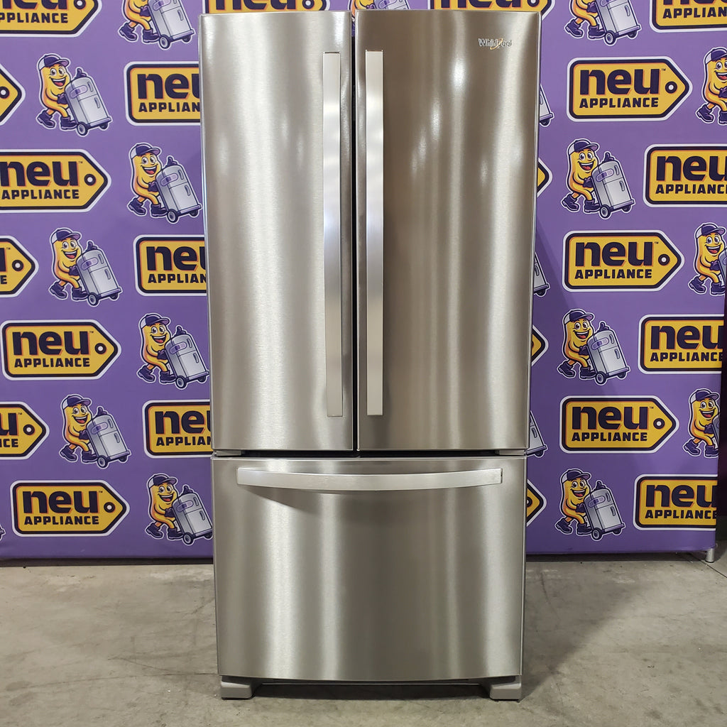 Pictures of Whirlpool 33-inch Wide French Door Refrigerator - 22 cu. ft. 22SD046 - WRFF5333PZ - Scratch & Dent (Minor) - Neu Appliance Outlet - Discount Appliance Outlet in Austin, Tx